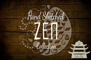 Hand Sketched ZEN Vectors & Template