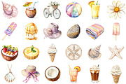 Creamy Summer Clipart, an Illustration by Sublimation Artist (Thumbnail 2 of 6)