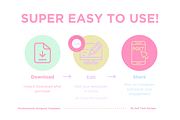 Pretty Pop Instagram Story Templates, a Social Media Template by Hell Yeah Designs (Thumbnail 2 of 10)