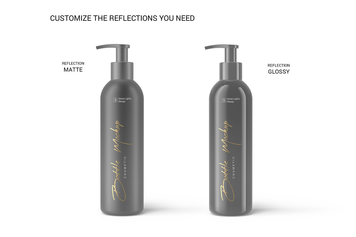 Cosmetic Bottle Mockup #1, a Cups & Container Mockup by Seven Lights (Photo 7 of 9)