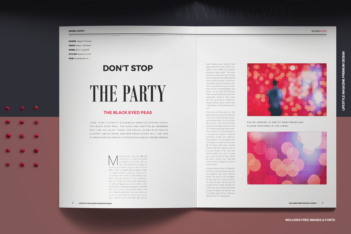 WANNABE magazine, a Magazine Template by Boris Cupac (Photo 8 of 21)