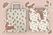 Linocut Animals rustic patterns, an Animal Illustration by Carpet Tapete Pretzel (Thumbnail 12 of 17)