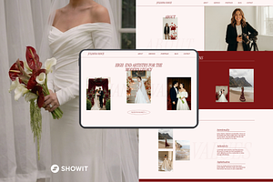 Wedding Photographer Showit Website, a Websites & App Template by OliaMuseDesign