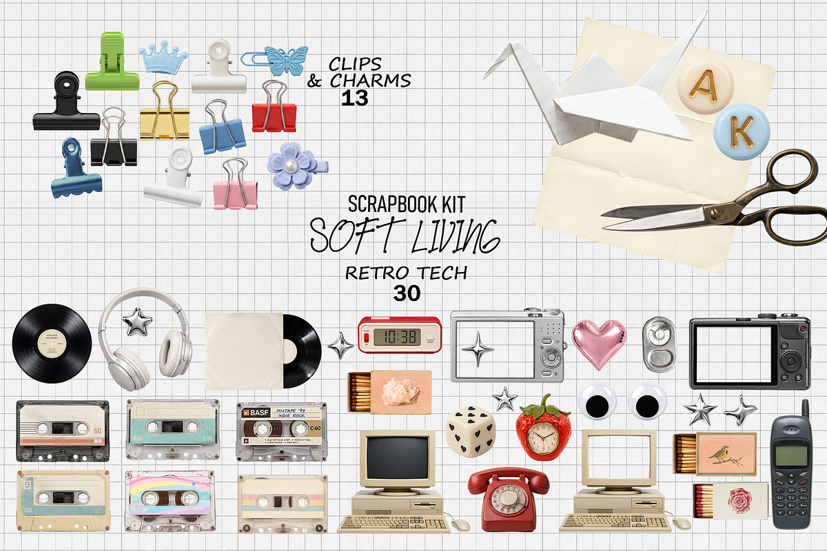 Soft Living Scrapbook Kit PNG, an Object Graphic by DreamoraArt (Photo 4 of 9)