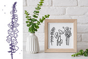 Wildflower SVG PNG Bundle, an Object Graphic by ArtGiftsStudio (Thumbnail 2 of 6)