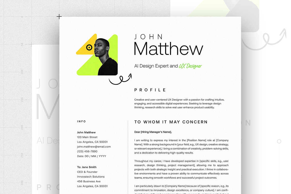 Resume/CV, a Resume Template by Reuix Studio (Photo 3 of 7)