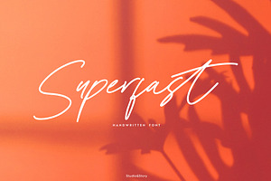 Superfast Script Font