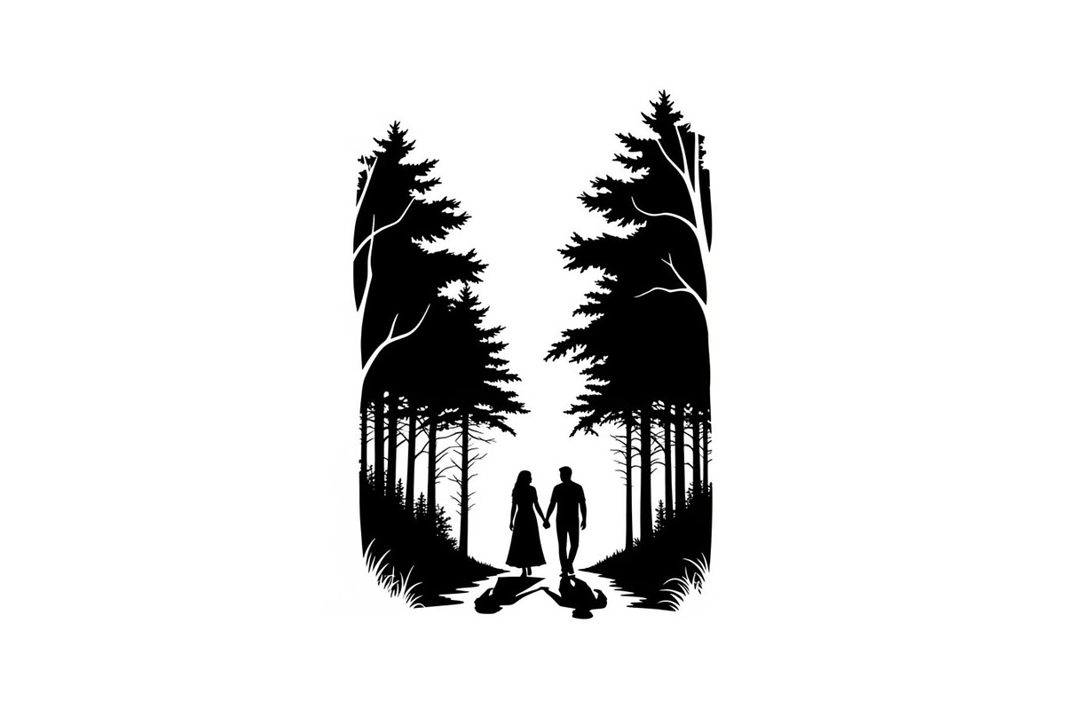 Couple Love in Nature Design, a Graphic by Designer_Momina (Photo 13 of 13)