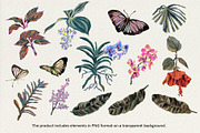 Dreamscape. Tropical patterns, a Pattern Graphic by emeraldthue (Thumbnail 2 of 6)