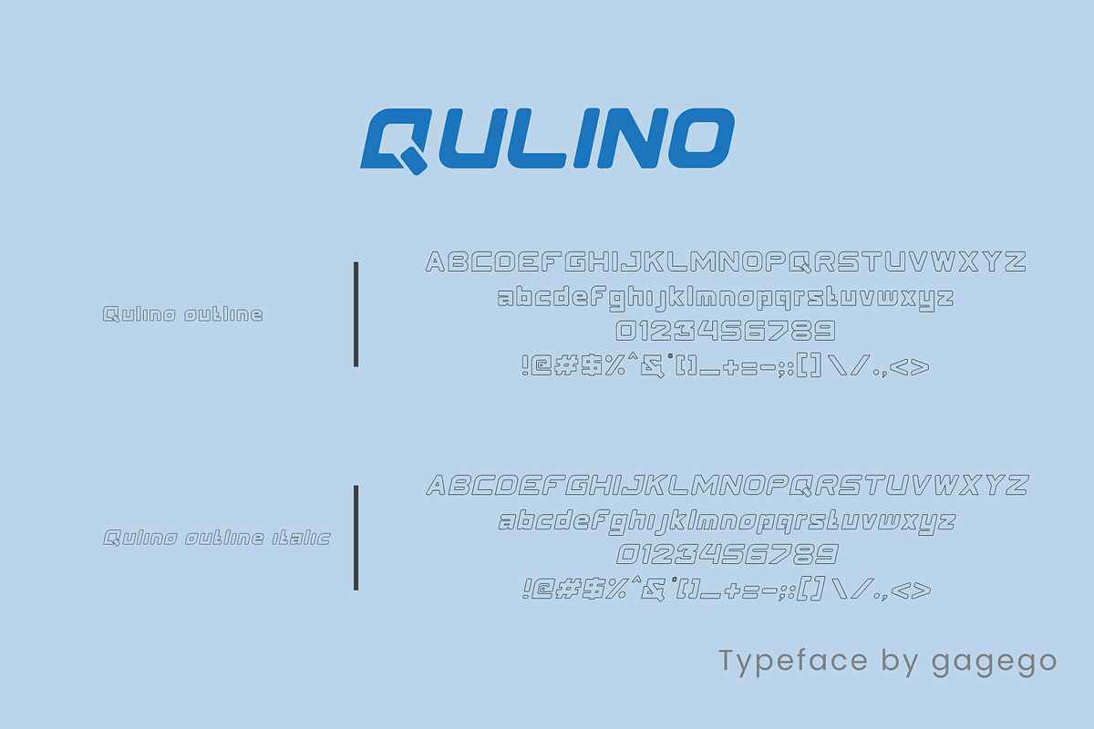 QULINO FONT SANS SERIF, a Sans Serif Font by gagego (Photo 2 of 4)