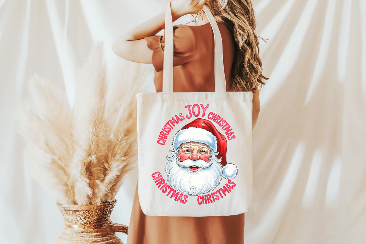 Christmas Joy Christmas Santa Png, an Illustration by DreamCafeArt (Photo 2 of 6)