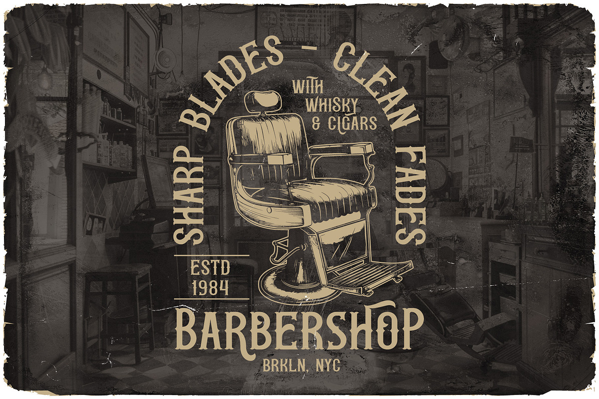 Craftman Vintage Label Font, a Serif Font by JumboDesign (Photo 4 of 6)