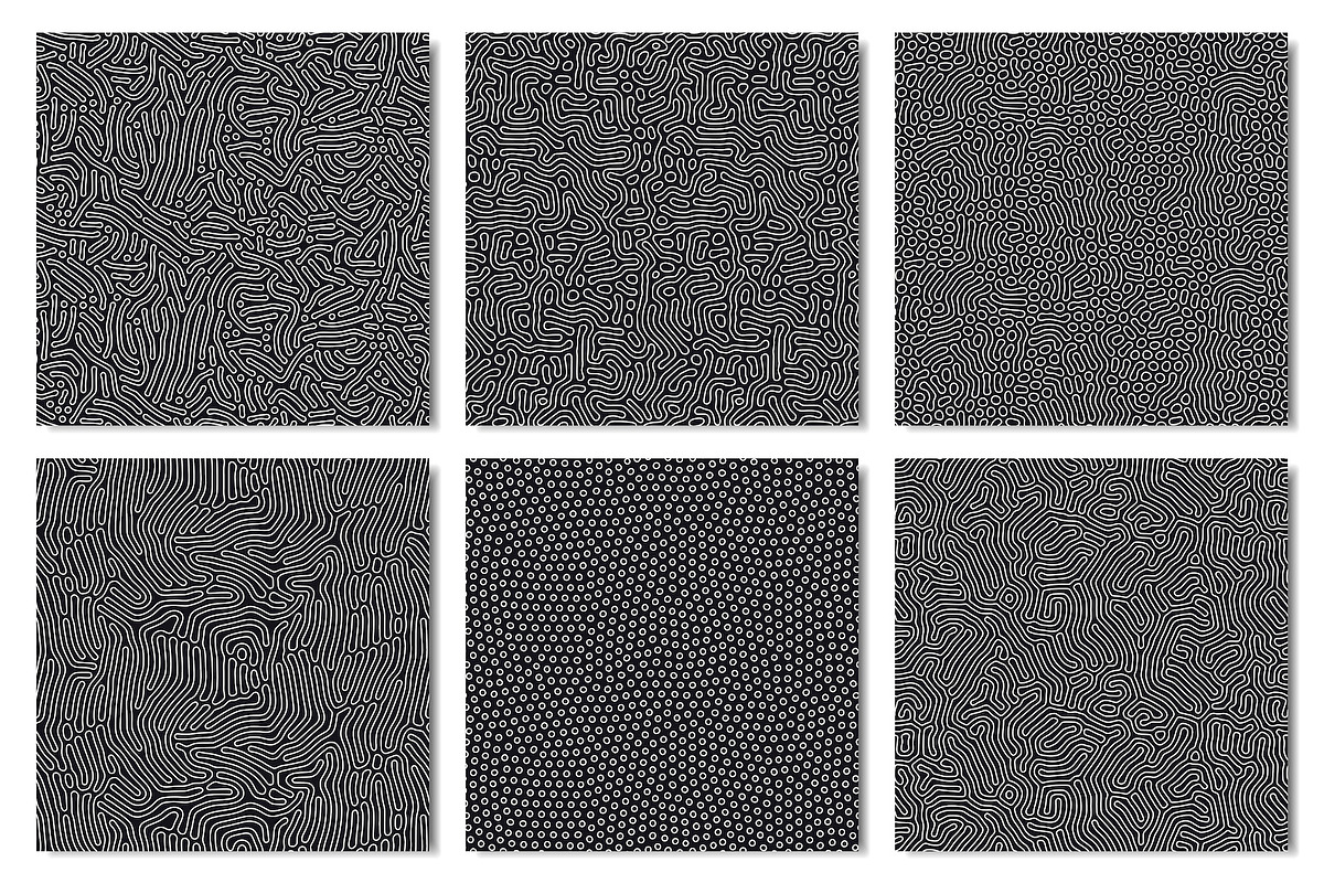 28 Organic Seamless Patterns Set, a Pattern Graphic by Krolja (Photo 8 of 8)