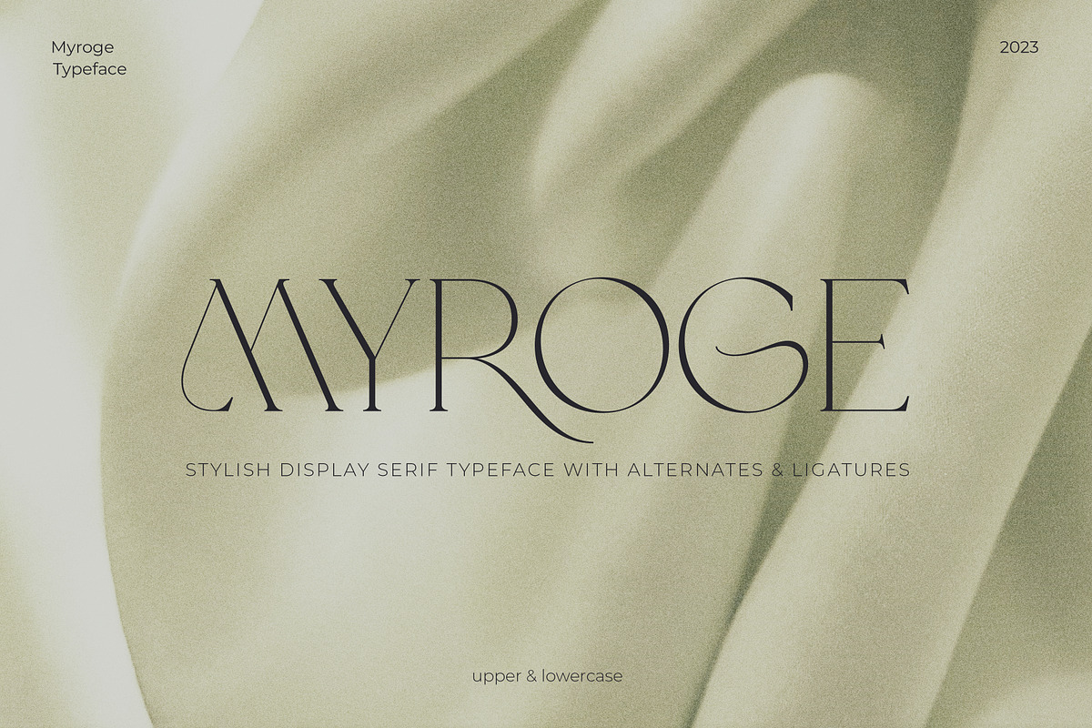 MYROGE elegant & stylish serif, a Serif Font by CarmineType (Photo 18 of 18)