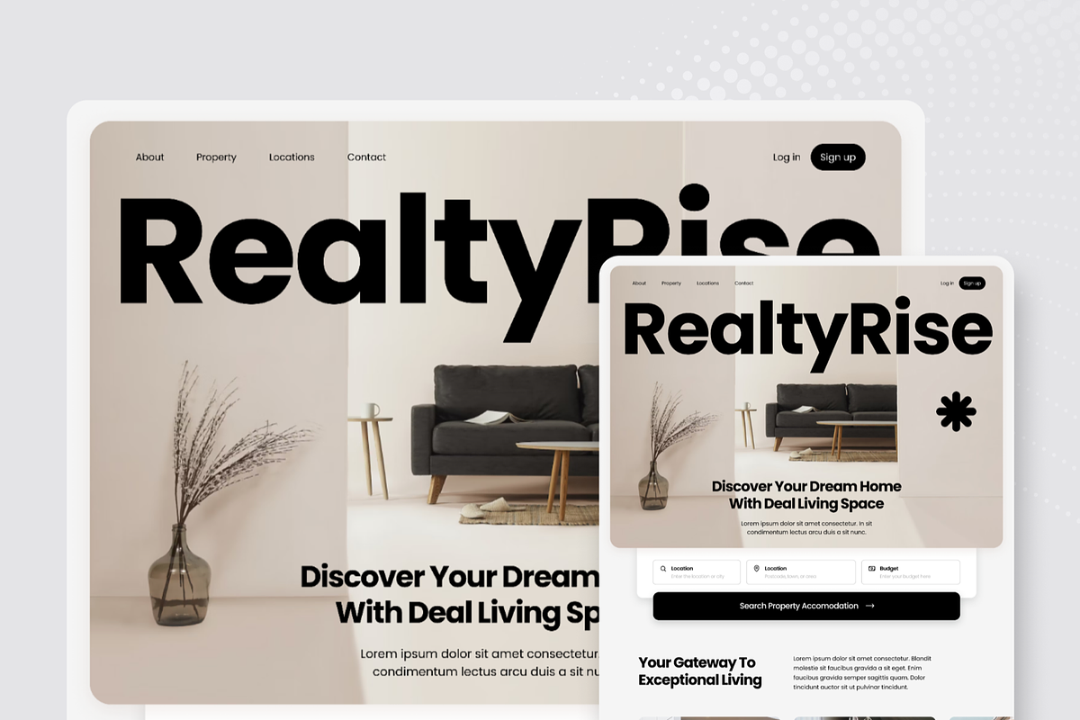 Real Estate Property Landing Page, a Landing Page Template by SquidPixey (Photo 2 of 5)