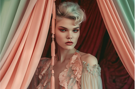 Portrait of retro model with daring, a Beauty & Fashion Photo by Ylivdesign