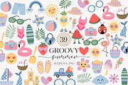 Groovy Summer SVG Bundle, an Illustration by TatiMockup (Thumbnail 1 of 5)