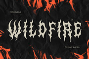 CS Wildfire – Black Metal Font, a Blackletter Font by Craft Supply Co. (Thumbnail 1 of 8)