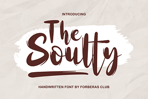 The Soulty Handwritten Font