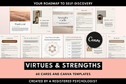 Strengths Flashcard Canva Templates, a Templates & Theme by Miri Campbell (Thumbnail 1 of 8)
