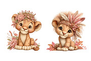 Safari Animal Clipart Bundle, a Seasonal Illustration by Daily.Designs (Thumbnail 2 of 5)