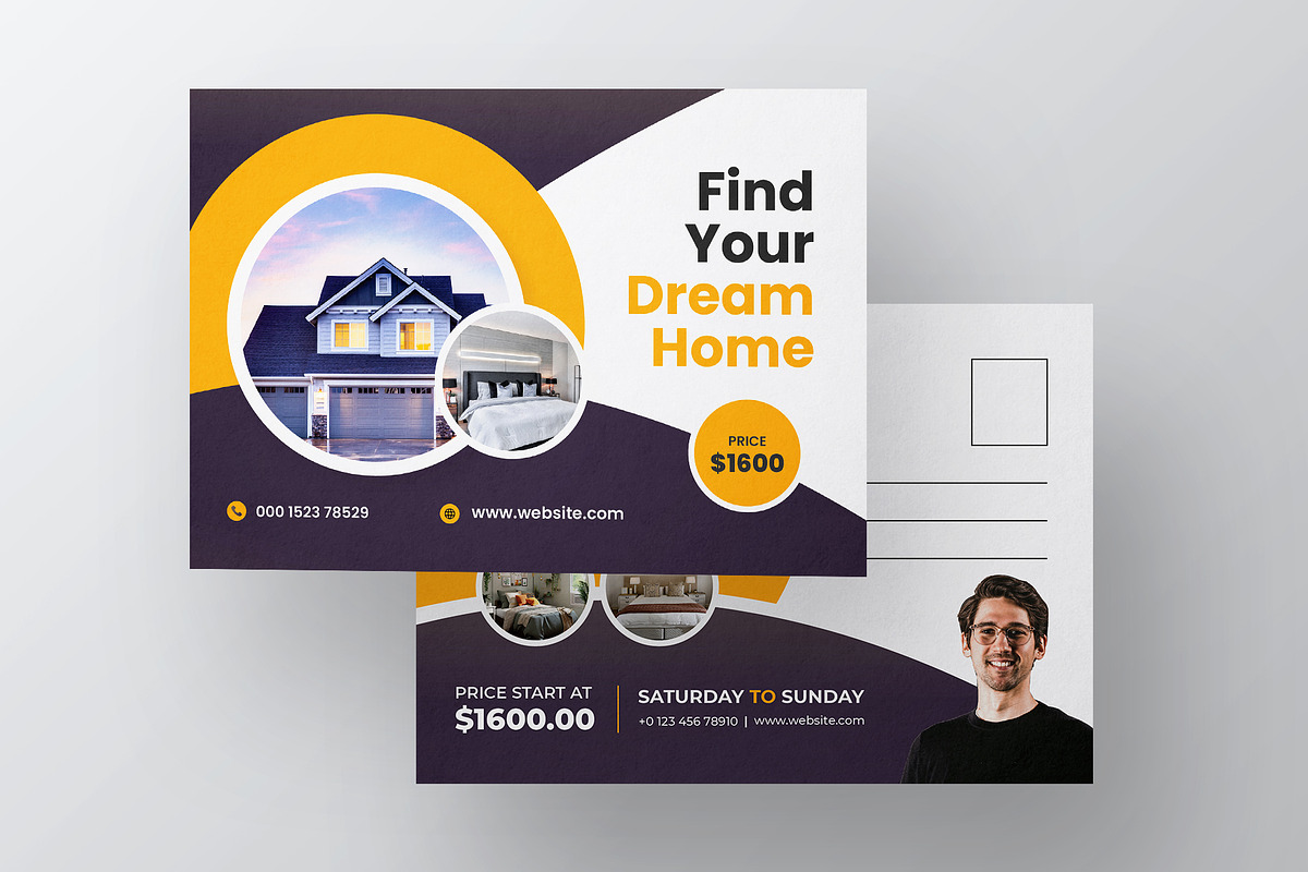 Real Estate Postcard, a Card Template by Pixelpick (Photo 3 of 3)