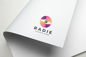 Radie Abstract Circle Logo, a Branding & Logo Template by Design_Planet