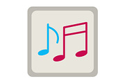 Musical Note Flat Icon, an Icon by Pexelpy (Thumbnail 1 of 2)