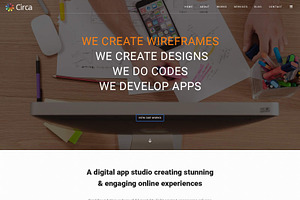 Creative Onepage PSD Template