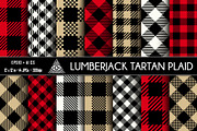 Vector Lumberjack Tartan Plaid, a Pattern Graphic by Vectorchoice (Thumbnail 1 of 6)