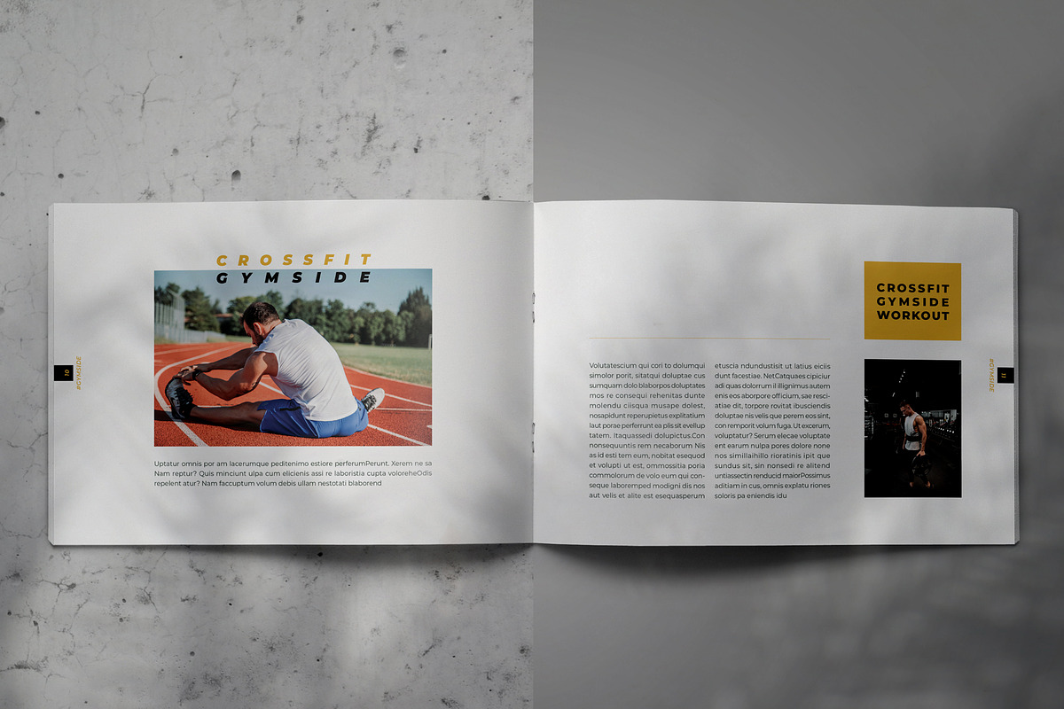 GYMSIDE Lookbook Brochure Template, a Brochure Template by Indotitas (Photo 6 of 9)