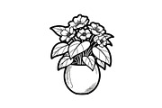 Flower Pot Silhouette Vector Bundle, an Illustration by jahid234 (Thumbnail 48 of 49)