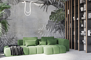 Wallpaper mockup Luxury living room, a Household Mockup by Hunny Badger (Thumbnail 9 of 9)