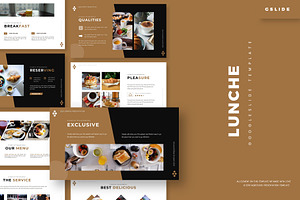 Lunche - Google Slides Template