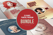 Remembrance Funeral Program Bundle, a Brochure Template by loswl (Thumbnail 1 of 9)