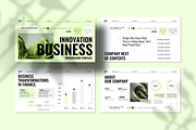 Minimal Business plan Presentation, a Presentation Template by Slide-Agency (Thumbnail 3 of 9)