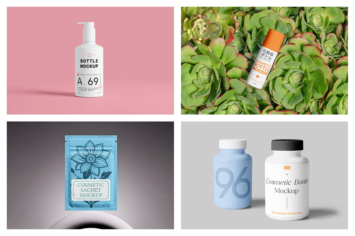 Cosmetic Packaging Mockups - vol.7, a Packaging Mockup by MockupForest (Photo 5 of 8)