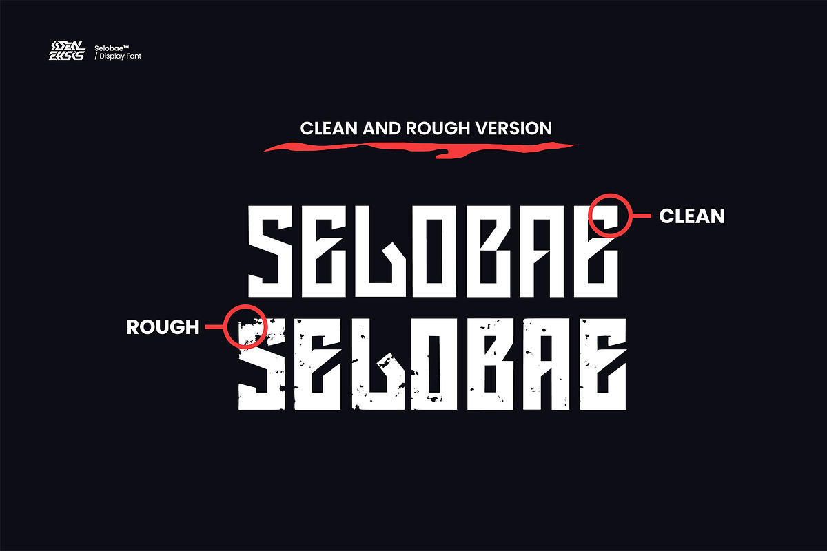 SELOBAE - Sport Dispay Font, a Font by Ideal Eksis (Photo 3 of 7)