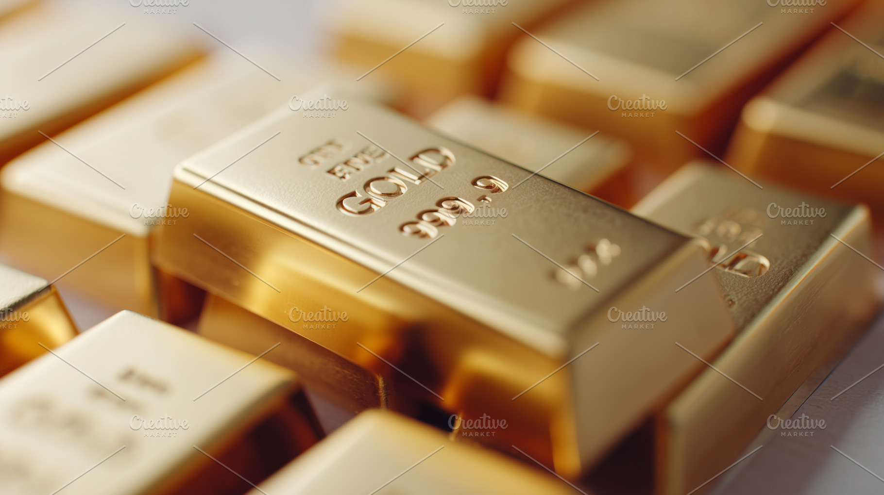 Fine gold bars, showcasing luxurious, a Business Photo by MistyDay