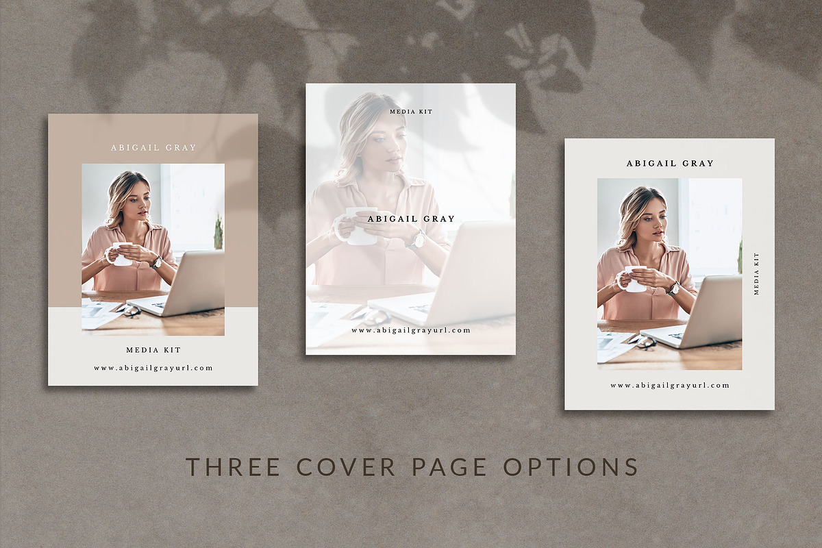 Media Kit Canva Template | Abigail, a Brochure Template by Studio Sugoi (Photo 2 of 6)