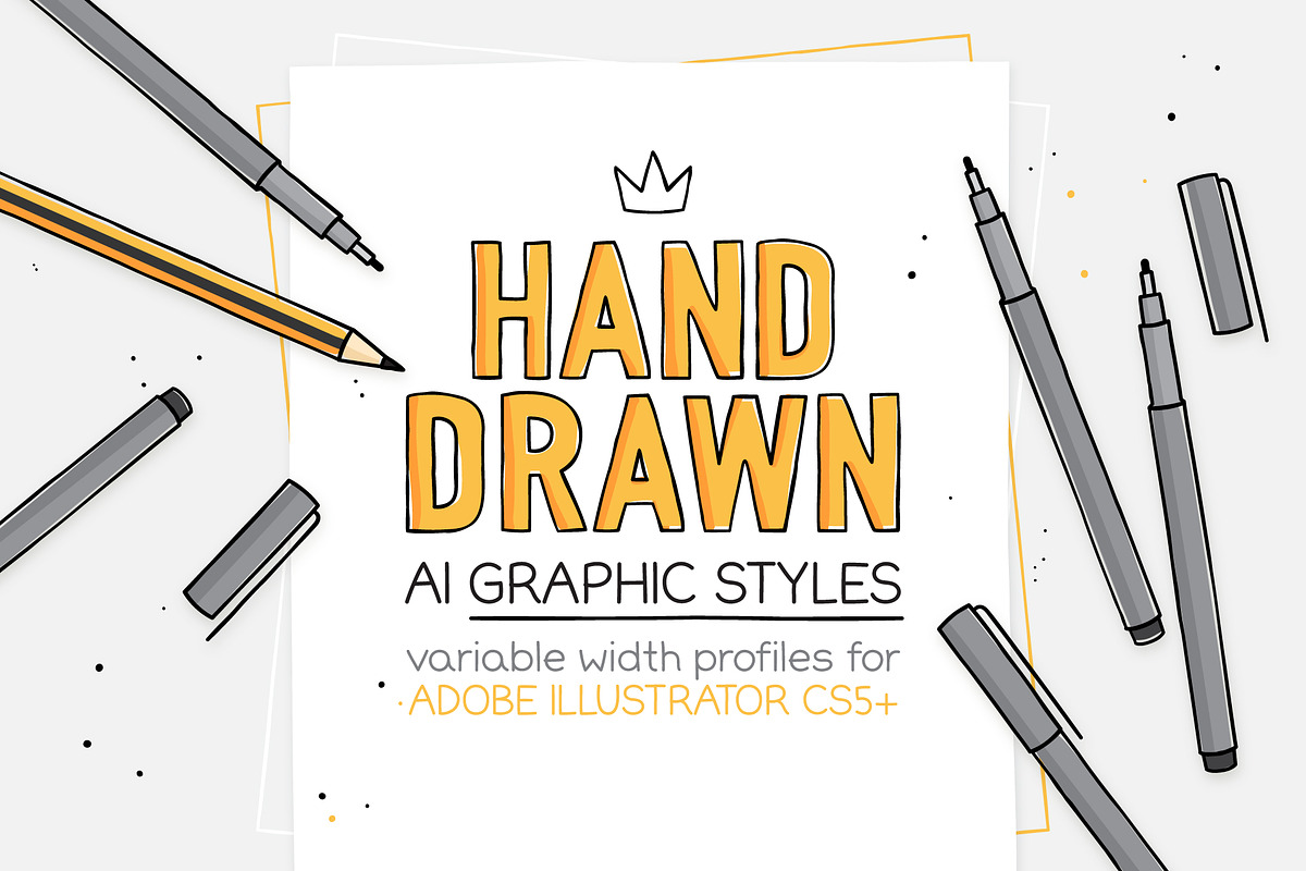 Hand Drawn Styles & Brushes, a Brush Add-On by Side Project (Photo 1 of 6)