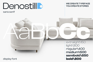 Denostill - Display Sans Serif