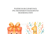 Birthday Clipart Set, a Decorative Illustration by Pati Charm Studio (Thumbnail 5 of 8)