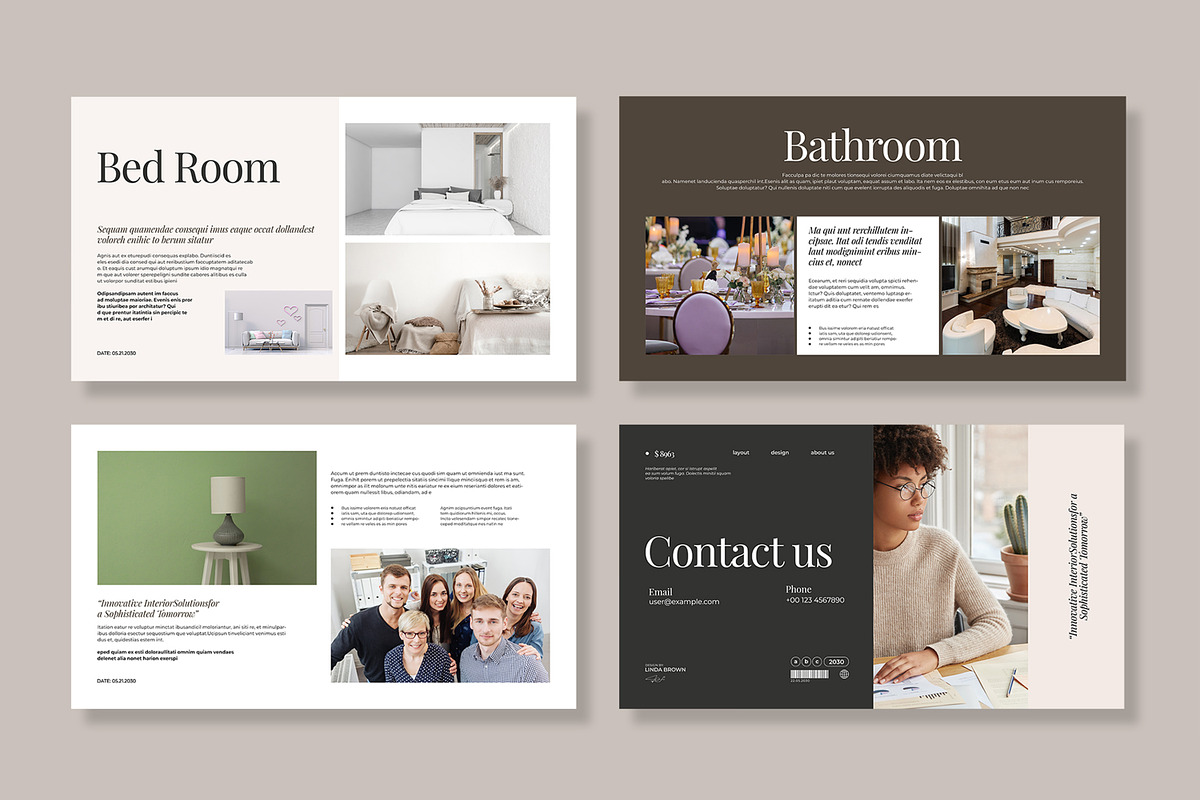 Interior Design Presentation Template