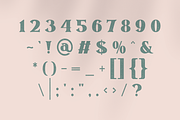 Easy Breezy - Textured Vintage Type, a Serif Font by HipFonts (Thumbnail 3 of 9)