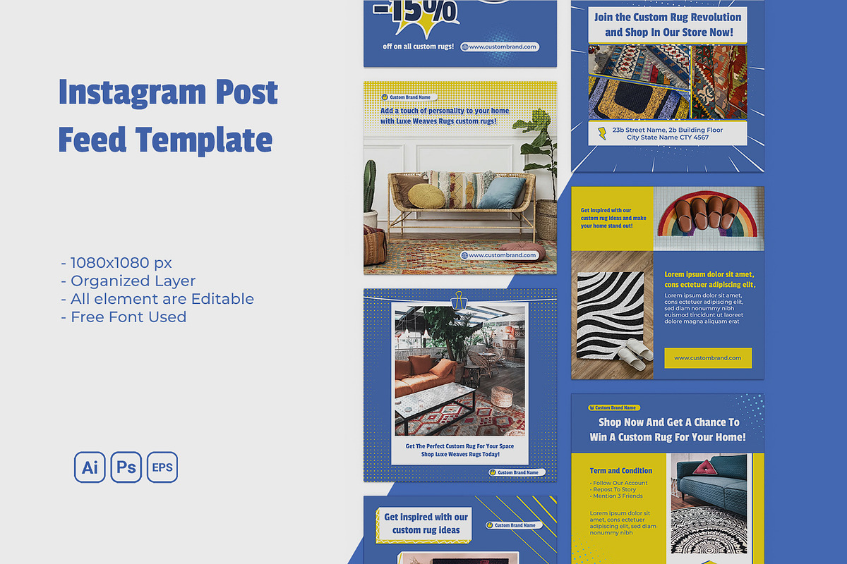 Pop Art Template Kits, a Print Template by Fannan Studio (Photo 2 of 6)