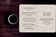 Holocene Typewriter SVG Font, a Serif Font by Ana's Fonts (Thumbnail 2 of 9)