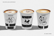 The Coffee Club Illustration Pack, an Object Graphic by CarmineType (Thumbnail 2 of 14)