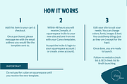 One Pager for booking trips, a Templates & Theme by Delaney Adrian (Thumbnail 8 of 9)