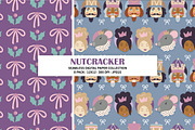 Nutcracker Seamless Pattern Bundle, a Pattern Graphic by Alanna Messina Design Co (Thumbnail 3 of 8)
